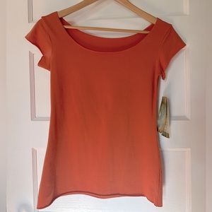 Blue Canoe Organic Cotton Orange Logo Energy Tee Small